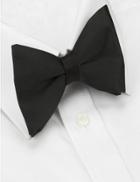 Marks & Spencer Pure Silk Pre-tied Bow Tie Black