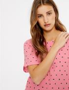 Marks & Spencer Geometric Print Woven Shift Dress Pink Mix