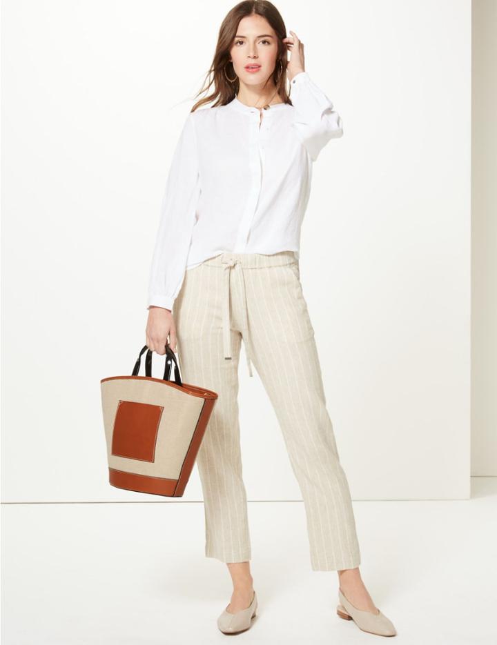 Marks & Spencer Colour Block Shopper Bag Natural Mix