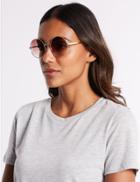 Marks & Spencer Metal Round Sunglasses Brown Mix