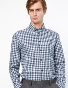 Marks & Spencer Cotton Rich Twill Tailored Fit Shirt