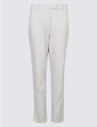 Marks & Spencer Cotton Rich Straight Leg Chinos Silver Grey