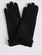Marks & Spencer Sheepskin Gloves Black