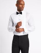 Marks & Spencer Easy To Iron Slim Fit Dinner Shirt White