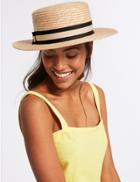 Marks & Spencer Boater Sun Hat Natural