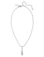Marks & Spencer Navette Pendant Necklace Made With Swarovski&reg; Elements White Mix