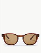 Marks & Spencer Polarised D Frame Sunglasses Brown