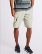 Marks & Spencer Cotton Rich Trekking Shorts With Stormwear&trade; Light Stone