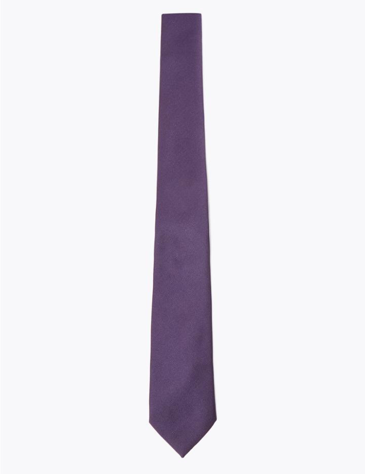 Marks & Spencer Twill Tie Purple