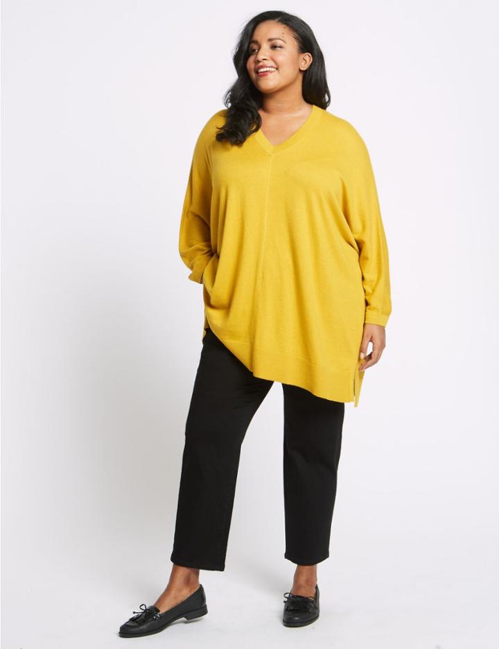 Marks & Spencer Curve High Waist Straight Leg Jeans Black