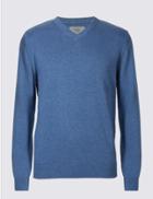 Marks & Spencer Pure Cotton Jumper Light Denim