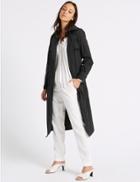 Marks & Spencer Stretch Trench Coat With Stormwear&trade; Black