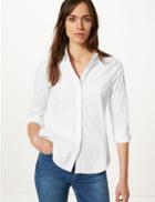 Marks & Spencer Cotton Rich Long Sleeve Shirt Soft White