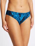 Marks & Spencer Swim To Gym Hipster Bikini Bottoms Navy Mix