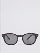 Marks & Spencer Polarised D Frame Sunglasses Black Mix