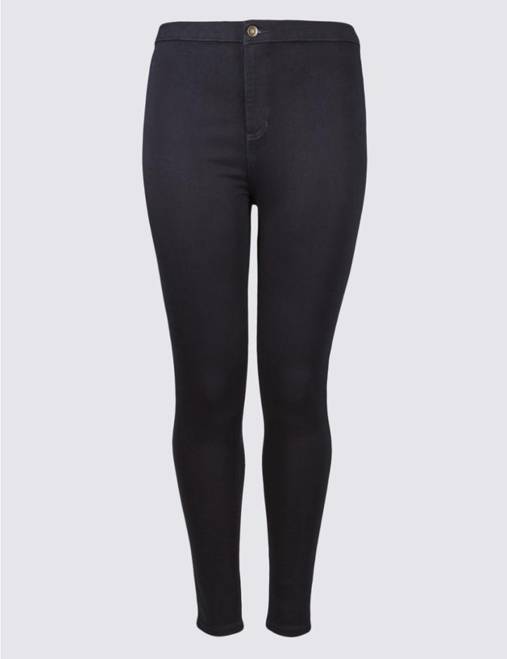 Marks & Spencer Plus High Waist Jeans Indigo