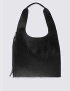 Marks & Spencer Faux Leather Sling Hobo Bag Black