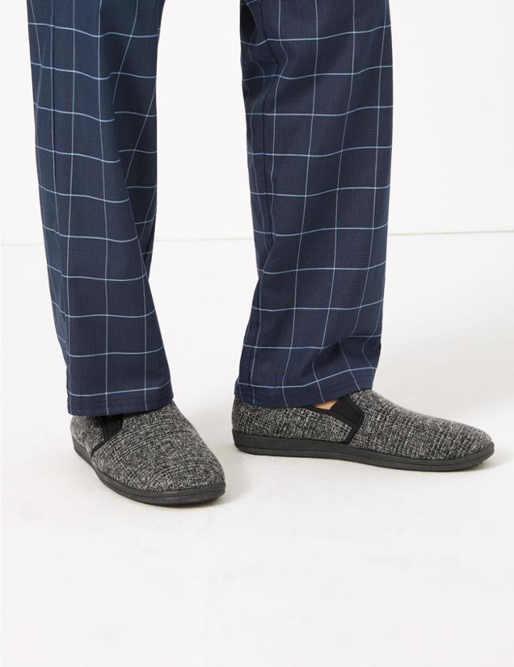 Marks & Spencer Textured Slippers Grey