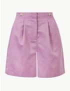 Marks & Spencer Linen Shorts Lilac