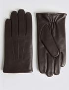 Marks & Spencer Leather Gloves With Thinsulate&trade; Brown