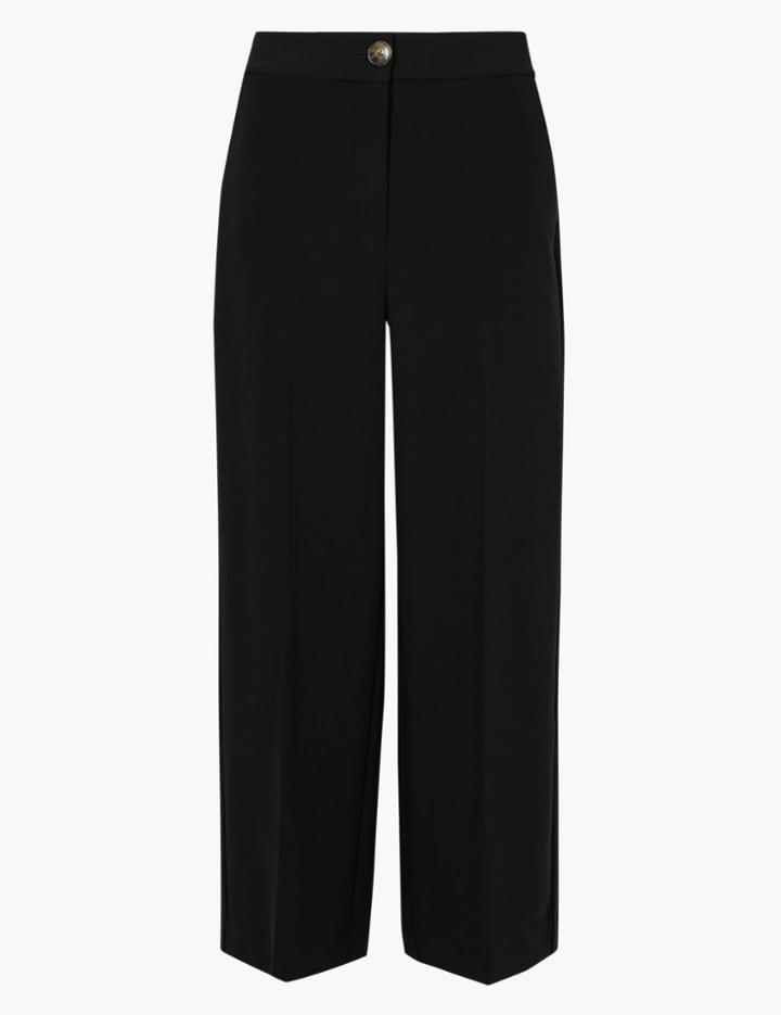 Marks & Spencer Wide Leg Culottes Black