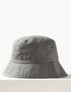 Marks & Spencer Pure Cotton Bucket Hat With Stormwear&trade; Charcoal