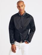 Marks & Spencer Satin Bomber With Stormwear&trade; Navy