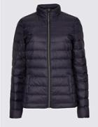 Marks & Spencer Lightweight Down & Feather Jacket Navy