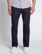 Marks & Spencer Cotton Rich Super Lightweight Chinos Navy