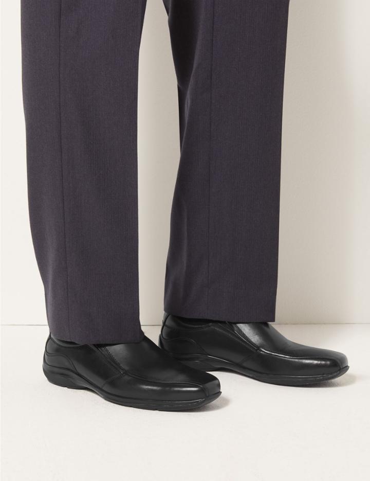 Marks & Spencer Leather Slip-on Shoes With Airflex&trade;