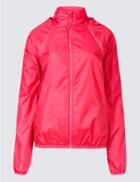 Marks & Spencer Quick Dry Long Sleeve Jacket Hot Pink