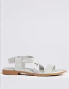 Marks & Spencer Elastic Sandals Metallic