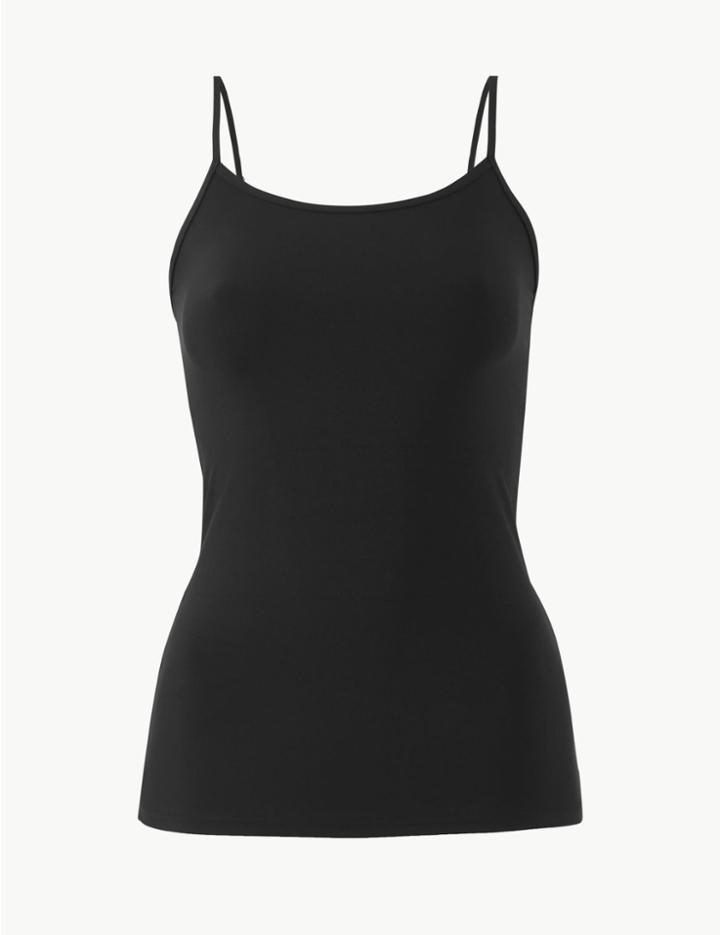 Marks & Spencer Scoop Neck Tankini Top Black