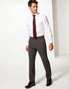 Marks & Spencer The Ultimate Charcoal Tailored Fit Trousers Charcoal