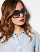 Marks & Spencer Laguna Wrap Around Oval Sunglasses Red Mix