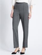 Marks & Spencer Plus Straight Leg Trousers Charcoal