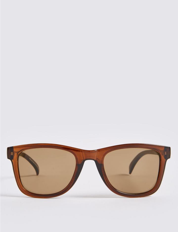 Marks & Spencer D Frame Sunglasses Amber