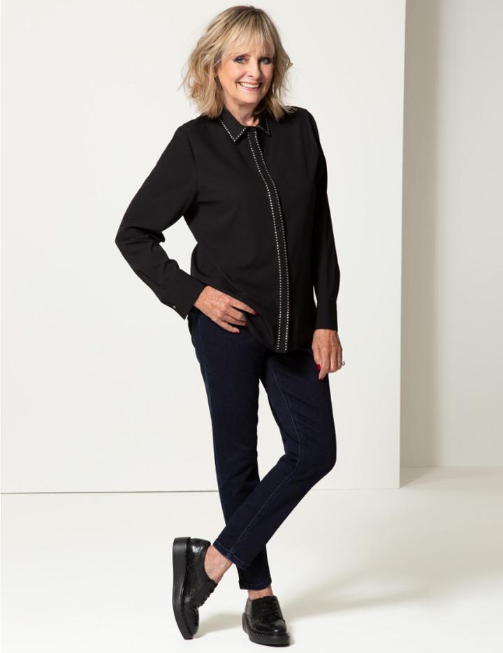 Marks & Spencer Long Sleeve Shirt Black