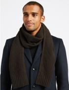 Marks & Spencer Textured Scarf Khaki