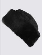 Marks & Spencer Quilt Trim Hat Black