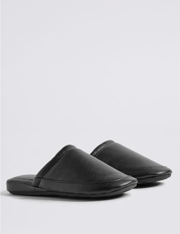 Marks & Spencer Mule Slippers With Thinsulate&trade; Black