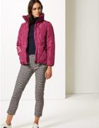 Marks & Spencer Padded Jacket With Stormwear&trade; Raspberry