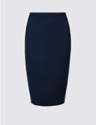 Marks & Spencer Tailored Fit Pencil Skirt Navy