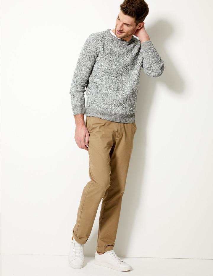 Marks & Spencer Cable Knit Jumper Winter White