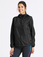 Marks & Spencer Hooded Long Sleeve Windbreaker Jacket Black