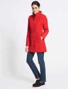Marks & Spencer Padded & Quilted Jacket With Stormwear&trade; Red