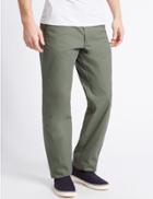 Marks & Spencer Super Lightweight Regular Fit Chinos Sage