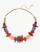 Marks & Spencer Mixed Stones Skin Kind&trade; Collar Necklace Wine