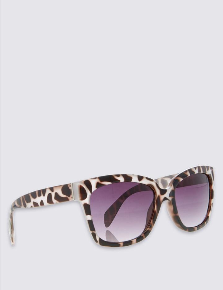 Marks & Spencer Angular Cat Eye Sunglasses Grey Mix