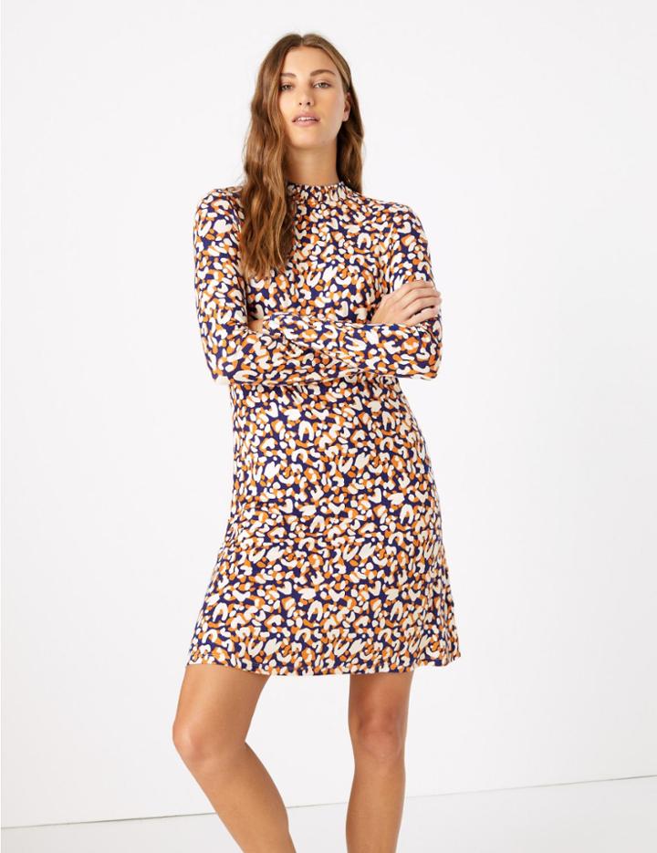 Marks & Spencer Animal Print Swing Dress